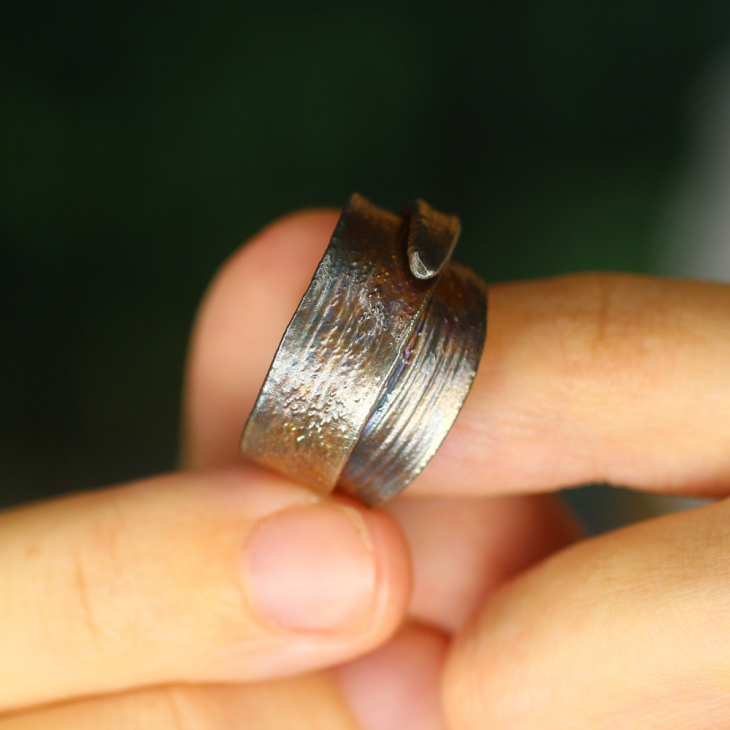 Кольцо в серебре, Пальма, фото 2