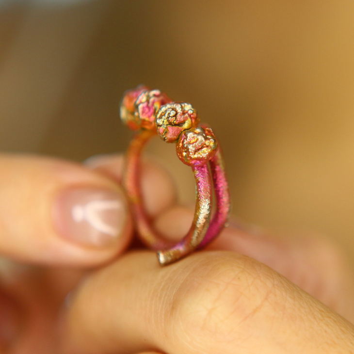 Кольцо в серебре, Перец, фото 2