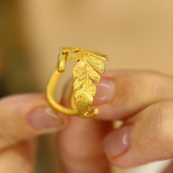 Кольцо в золоте, Папоротник, фото 2