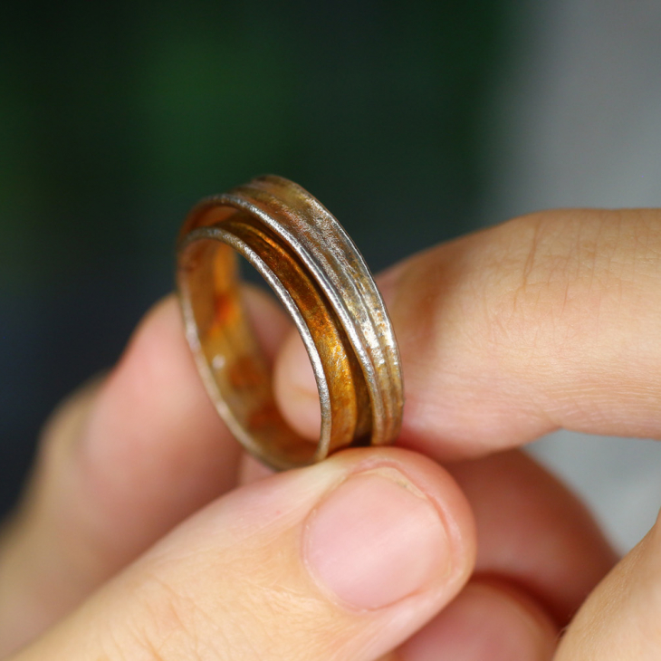 Кольцо в серебре, Пальма, фото 2