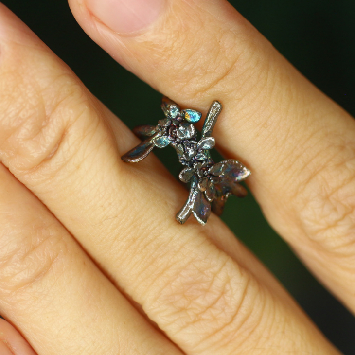 Кафф в серебре, Луговые травы, фото 2