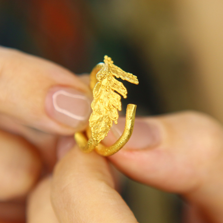 Кольцо в золоте, Папоротник, фото 2