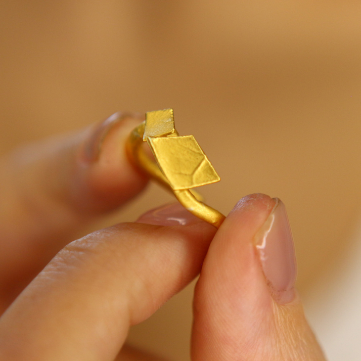 Кольцо в золоте, Джекфрут, фото 2