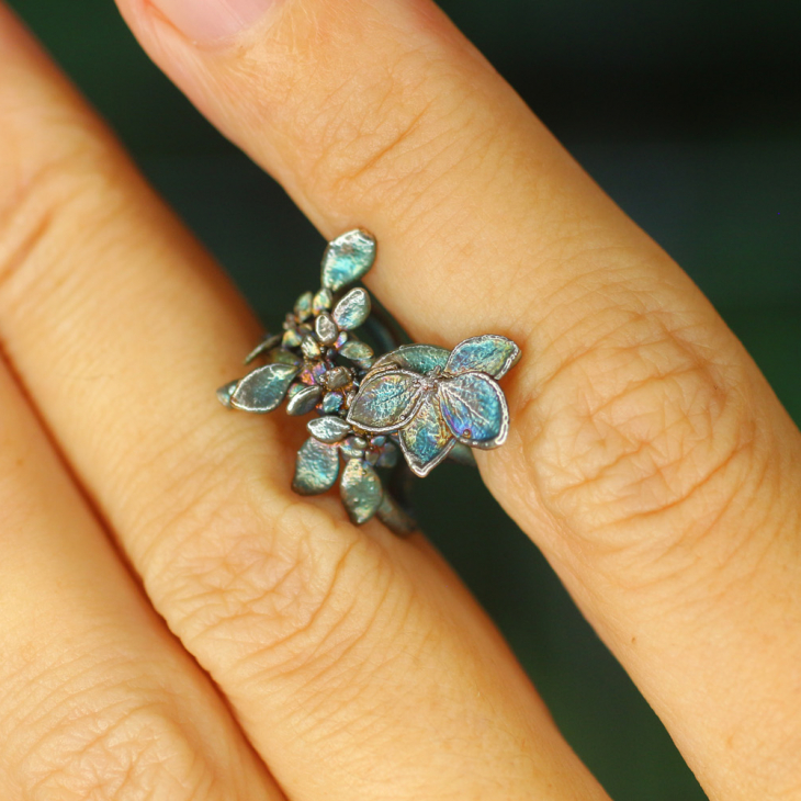 Кафф в серебре, Луговые травы, фото 2