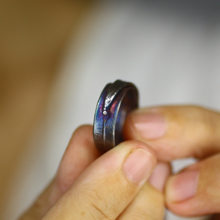 Кольцо в серебре, Пальма, фото 2