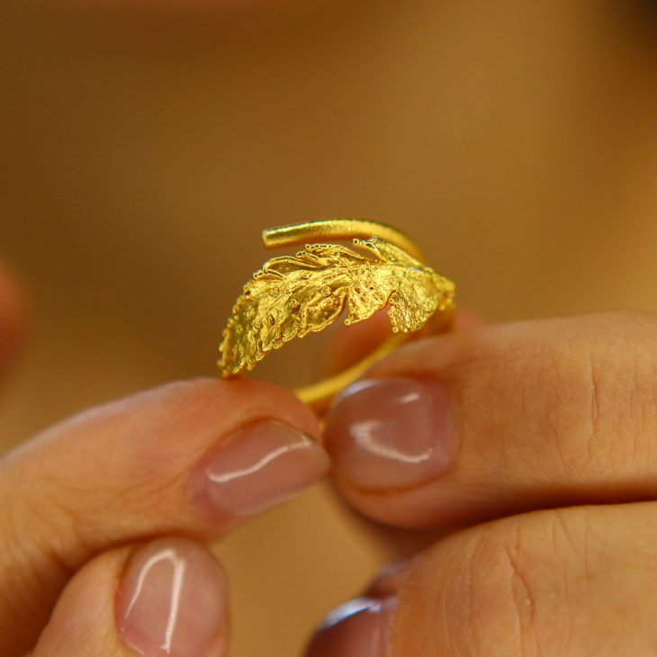 Кольцо в золоте, Папоротник, фото 2