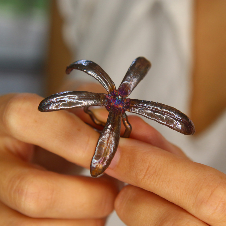 Кольцо в серебре, Венок Королевы, фото 2