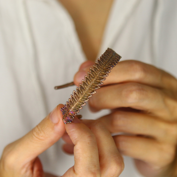 Браслет Fern Flower в серебре, Папоротник, фото 2