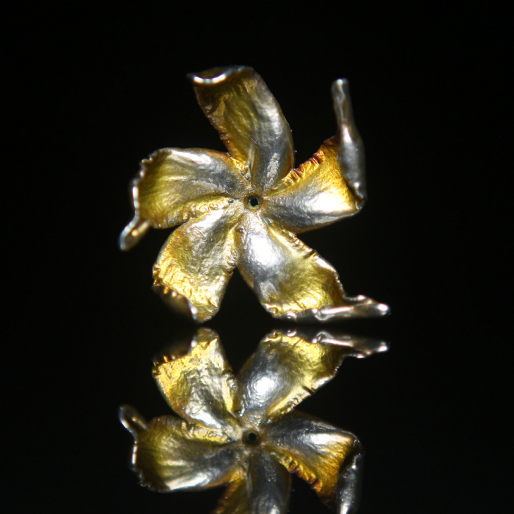 Кольцо в серебре, Жасмин, фото 2