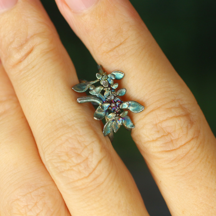 Кафф в серебре, Луговые травы, фото 2