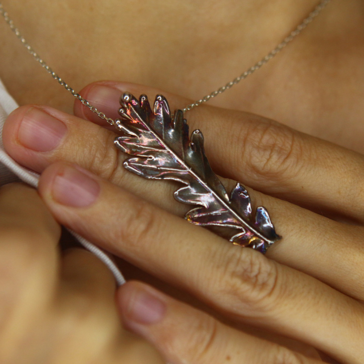 Кулон в серебре Love Alchemy, Дуб, фото 2