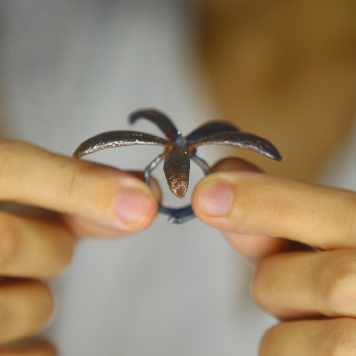 Кольцо в серебре, Венок Королевы, фото 2