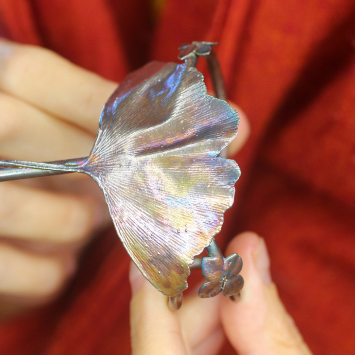 Браслет в серебре Love Alchemy, Гинкго, фото 4