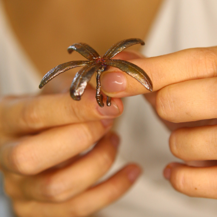 Кольцо в серебре, Венок Королевы, фото 2