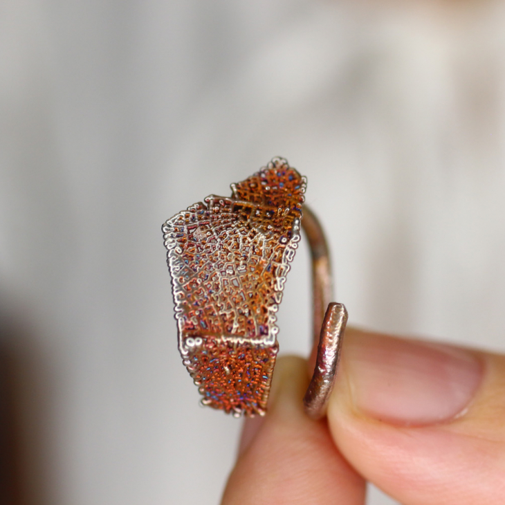 Кольцо в серебре, Гвоздика, фото 2