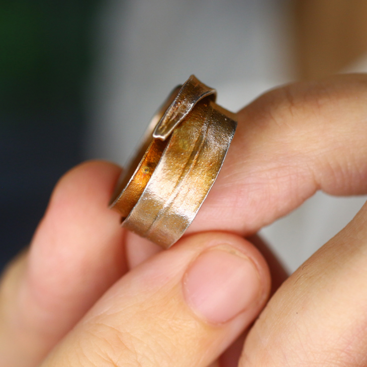 Кольцо в серебре, Пальма, фото 2