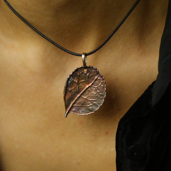 Pendant in silver ,Barberry