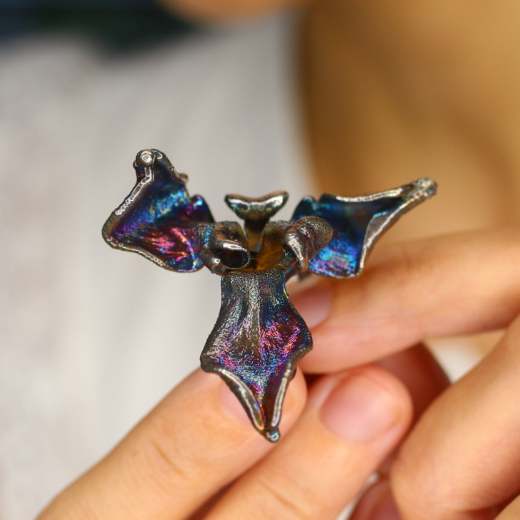 Кольцо в серебре, Ирис, фото 2