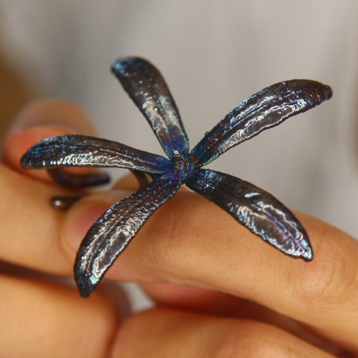 Кольцо в серебре, Венок Королевы, фото 2