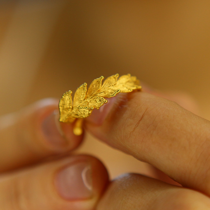 Кольцо в золоте, Папоротник, фото 2