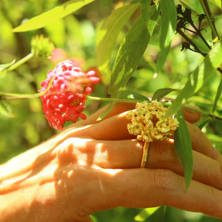 Кольцо в золоте, Лантана, фото 4